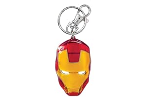 Monogram, Avenger Marvel Iron Man Head Color Pewter Porte-clÃs, 67971, Mulitcolor, 5 cm