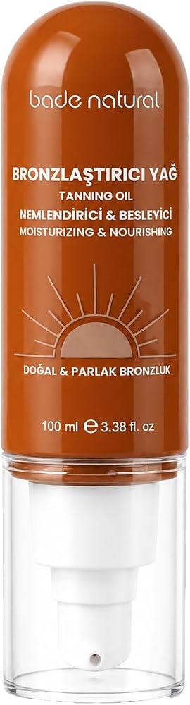 Bade Natural Bronzlaştırıcı Güneş Yağı%100 Doğal 100 ml