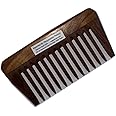SVATV HANDCRAFTED ROSEWOOD COMB FOR DETANGLING HAIR FOR THICK, CURLY AND WAVY HAIR, NON-STATIC AND ECO-FRIENDLY WITH WIDE TOOTH FOR GROOMING HAIR COMB - (S-1)