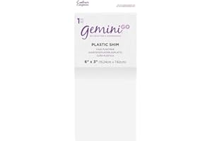 Gemini 549091 GEMGO-ACC-PLAS Go Zubehör Kunststoff-Shim 7,6 x 15,2 cm, Transparent, 3 x 6-Inch