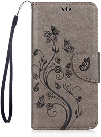 Xiaomi Redmi Note 4 Case,Shanphone Side Wallet Magnetic Closure Style PU Leather Case for Xiaomi Redmi Note 4 ,Gray