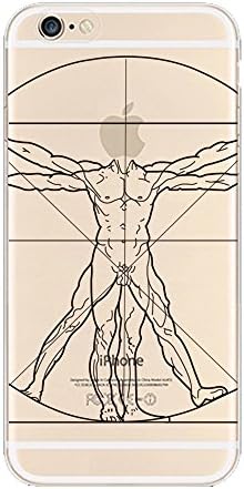iPhone 6S Case , iPhone 6 Cover , Hamyi Human Body Pattern Transparent Clear Thin Slim Soft TPU Case for Apple iPhone 6 6S 4.7 inch