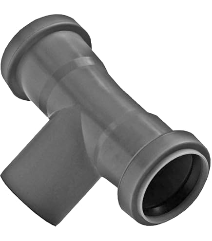 Produktbild von MegaHaustechnik HT Rohr DN75 – 150mm Lang, Ø75mm Mit Muffe & Gummidichtung, Für Abwasser, Lüftung & Co.