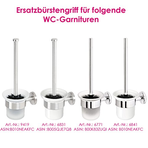 bremermann® Ersatzbürstenkopf 2er für WC-Garnitur PIAZZA & LUCENTE - 3