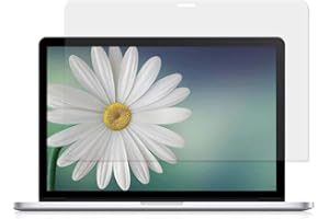 FINDING CASE Clear Screen Protector for MacBook Pro 15-inch retina (No-ROM) Model A1398 Retina (Mid 2012 to Mid 2015) - Protective Film with Anti Scratch & Hydrophobic Oleophobic Coating