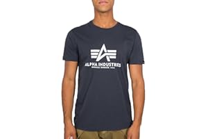 Alpha Industries Herren Basic T-Shirt, Blickdicht