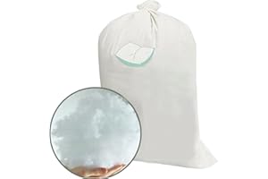 SuperKissen24. Relleno cojin de poliéster de Silicona - Relleno Muy Mullido - Relleno para Manualidades - Relleno para Almohadas, muñecas y Peluches - 2 kg