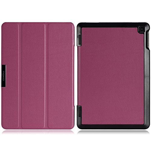 MoKo Fire HD 7 2014 Hülle – Ultra Slim Lightweight Schutzhülle Smart Cover mit Auto Schlaf / Wach Funktion und Standfunktion für Amazon Kindle Fire HD 7.0″ (4. Generation – 2014 Modell), Violett (Nicht für Fire 7 2015) - 2