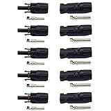 GIARIDE 5 Paar MC4 Stecker Buchse Solarstecker Solar Panel...