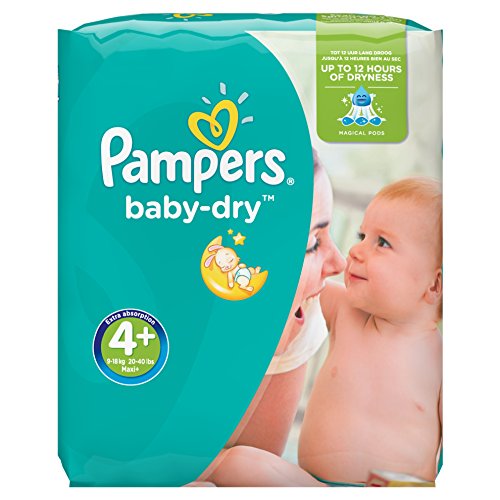 Pampers Baby-Dry Nappies Monthly Saving Pack - Size 4+,( 9-20 kg) Pack of 152