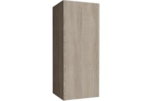 ‎FURNITECH Furnitech Wohnwand Wohnzimmer | Hängend Wohnwand Modern | Wohnzimmer Schrankwand mit Regale und TV Schrank | Wohnzimmer Möbel (GS4, Sonoma Eiche)