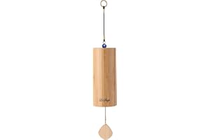 LeSage Chakra Chime Bamboo Zenergy Chimes for Intdoor Zen Wind Chime Yoga Meditation Sound Bath Energy Chimes Healing Am Chord Home Decoration Gifts
