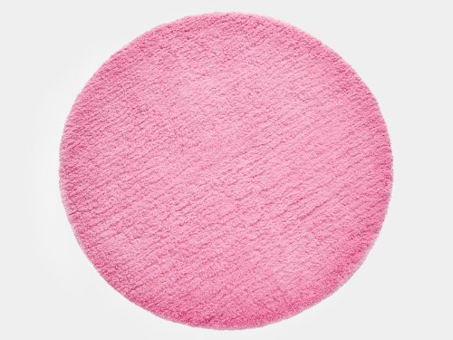 SKY Badematte Uni – Größe wählbar – 95cm rund, pink – Öko-Tex 100 zertifiziert - 5