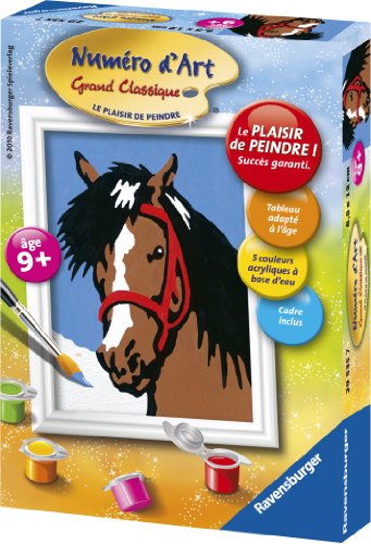 Ravensburger Numero D Art Mini Paint By Numbers Set Racehorse French Language Buy Online In Bermuda At Desertcart