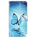 Produktbild LG Stylus 2 LS775 / LG G Stylo 2 K520 Hülle [Mit gehärtetem Glas Display Schutz], idatog(TM) Magnetische Schlag Buch Art Schutzhülle, Hohe Qualität Klassische Bunte Kühles Muster Design Premium PU Leder Faltender Mappen Kasten mit [Kredit Karten Steckplätze] Stand Funktion Folio Schutzhülle Perfekt Passt Für LG Stylus 2 LS775 / LG G Stylo 2 K520