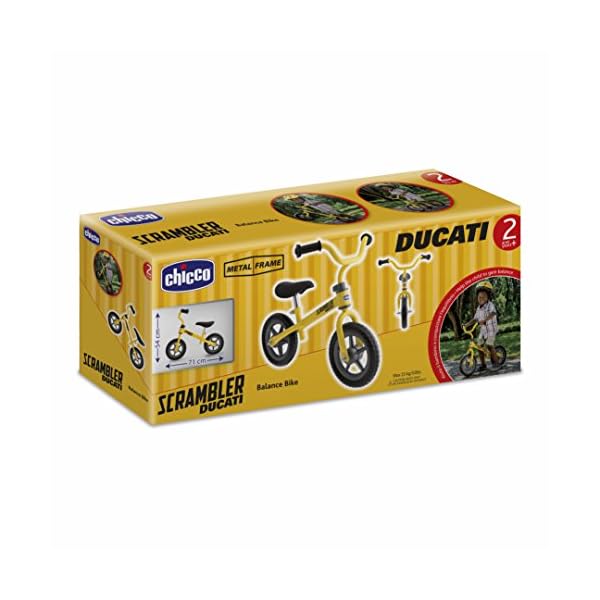 €37.90 Chicco Bicicletta Bambini Senza Pedali 2-5 Anni Scrambler Ducati, Bici  Senza Pedali Balance Bike per Equilibrio Bimbo e… - bikewebshop.it