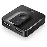 UGREEN HDMI Switch 4K@60Hz, 2 In 1 Out or 1 In 2 Out HDMI 2.0 Splitter Bi-directional Switcher Supports HDR 3D 1080P Display