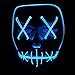 Produktbild ToWinle Halloween Masken Festival Party Cosplay LED Leuchten Maske Karneval Maske Halloween Accessoires Grimasse Maske Batterie Angetrieben(Nicht Enthalten)