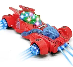 CADDLE & TOES SPIDY Super Car Toy Electric Car with Sound Lights Toys for 3 4 5 6 7 8-12 Year