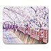 Produktbild Mouse Pads Pink Busan Jinhae Gunhangje Festival Cherry Blossom at Yeojwacheon Stream South Korea Colorful City Mouse Pad