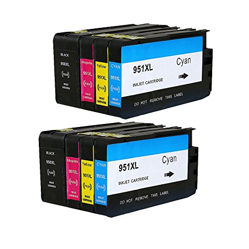 COMBO PACK 950 951 Tintenpatrone für HP 950 X L 951 X L für HP Officejet Pro 8100 8600 8610 8615 8620 8625 8630 8640 8660 251DW/276dw 276dw 2x C/M/Y/K