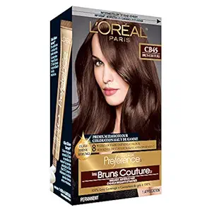 LOreal Paris Superior Preference Fade-Defying Color + Shine System, 4M Dark Mahogany Brown (Packaging May Vary) by LOreal Paris