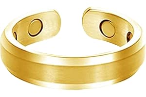 WEITING Magnetring Lymphtherapie - Einstellbarer LymphabflussTherapeutischer Magnetring | Einstellbarer Magnet-Lymph-Entgiftungsring Therapeutischer Magnetring für Frauen Männer