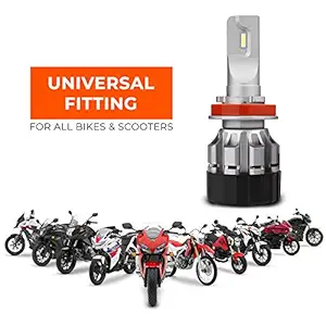 Autofy Universal H8 H9 H11 LED Headlight Fog Light Bulb With White Light For All Cars (Set Of 2)