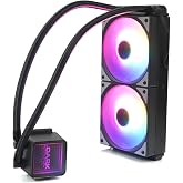 Dark AquaForce W246 240mm 2x12cm FRGB LED Fan + Pump Intel & AMD Compatible Liquid Cooling System (DKCCW246)