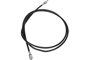 PWSHYMI Câble de compteur de vitesse, fil d'acier noir 1,7 m de long câble de compteur de vitesse de remplacement pour Polaris SPORTSMAN 500 1996‑1998 pour VTT