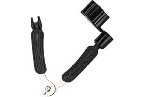 CC CAIHONG CAIHONG Guitar String Winder Cutter and Bridge Pin Puller, 3 In 1 Multifunctional Guitar Maintenance Tool Guitar Accessories (Black)