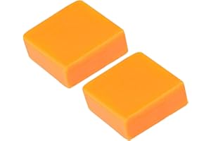 CoCud Cire d'Abeille, 50 x 50 x 14 mm (L x L x H), Barre de Bloc de Cire Imperméable et Résistante à L'Humidité Pour La Fabrication de Bougies, Le Polissage de Meubles, 2 Pièces