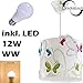 Produktbild LED dimmbar warmweiß 1000lm Kinderzimmer-Lampe Schmetterling Hänge-Lampe 62142 Butterfly bunt Mädchen