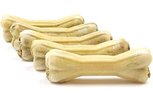 DOGBOSS Huesos masticables Ingredientes 100% Naturales, Diferentes tamaños y sabores (5 Huesos con Pollo, 22 cm)