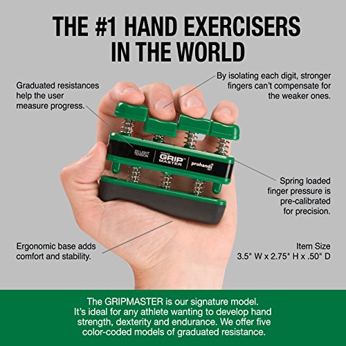 Gripmaster Finger-Trainer XX-Light Tension, 0,7 kg, grün - 3