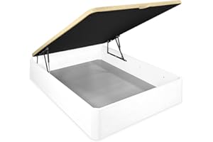 mattfy - Canapé Abatible Extra Reforzado Gran Capacidad con Tapa Transpirable, Esquinas Redondeadas, 90 x 190, Blanco