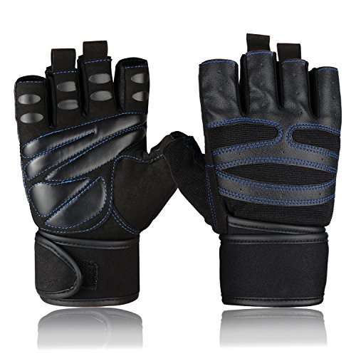 HiCool Trainingshandschuhe Fitnesshandschuhe Sporthandschuhe mit Handgelenkstütze für Krafttraining Gewichtheben und Bodybuilding für Herren und Frauen