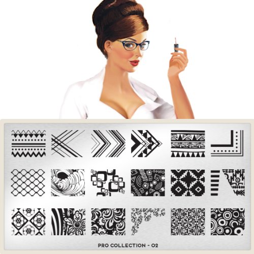 moyou de Londres uñas diseño The Pro Plantillas Nueva colección 02