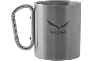 SALEWA Stainless, Steel Mug Unisex Adulto, Steel, 1 unità (Confezione da 1)