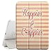 Produktbild Graphic4You Happies And Crappies Englisch Zitat Nachricht Smart cover Hülle Dünn Tri-Fold Schlank Superleicht Ständer Cover Schutzhülle Tasche für Apple iPad Pro (10.5")