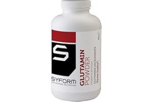 SYFORM GLUTAMIN POWDER GLUTAMMINA ULTRA MICRONIZZATA in polvere, aminoacido essenziale che riduce la proteolisi, stimola le difese immunitarie, Riduce stanchezza fisica e mentale (150 gr.)(400 gr.)