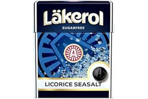 Cloetta Lakerol Licorice Seasalt pastillas 4 cajas of 25g