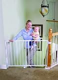 Regalo Erweiterbares Baby-Treppenschutzgitter aus Metall mit Montage-Kit (weiß) - 5