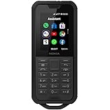 Nokia 800 Tough 2,4-Zoll 4G SIM-freies, wasserdichtes, staubdichtes und sturzgeschütztes Telefon, eine Kamera, eine Taschenla
