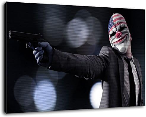 Dark Payday improved format 60x40 cm finished framed art print images as mural - Cheaper than oil painting or painting - NOT a poster or banner,