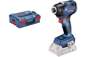Bosch Professional 18V System visseuse à chocs sans-fil GDR 18V-200 (couple maxi de 200 Nm, avec 1/2 calage L-BOXX pour accessoires, calage L-BOXX, L-BOXX)