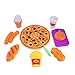Produktbild Domybest 15 stücke Kunststoff Pizza Schinken Fries Küche Schneiden Baby Kinder Rolle Spielen Spielzeug