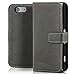 Produktbild Saxonia Tasche Sony Xperia Z3 Compact Hülle Flip Case Schutzhülle Handytasche mit Kartenfach Graubraun (Grau)