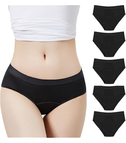 Culotte Femme Taille Haute Anti-fuite Lot De 2 - Coton Doux, Fond épais, Confort Quotidien