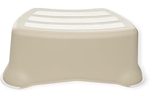 MY CARRY POTTY My Little Step Stool - Natural Beige Step Stool for Toddlers, Anti-Slip Toilet Training Step for Kids to Reach The Toilet and Sink